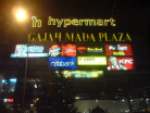 Gajah Mada Plaza at night...