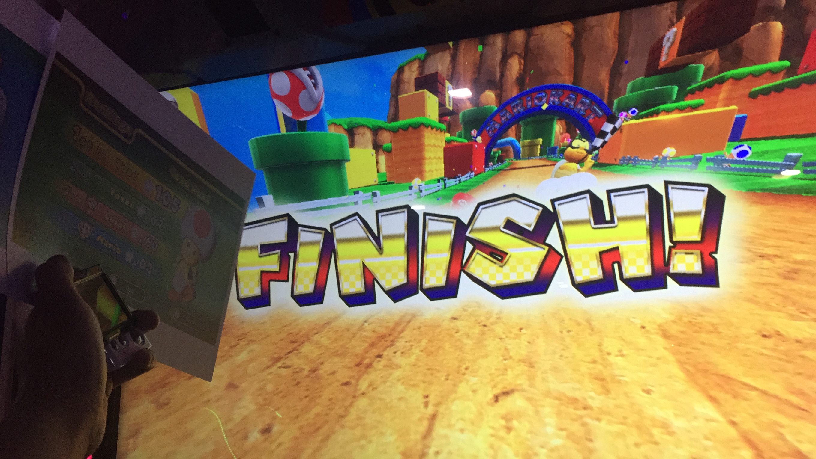 Mario Kart Arcade GP DX Finish