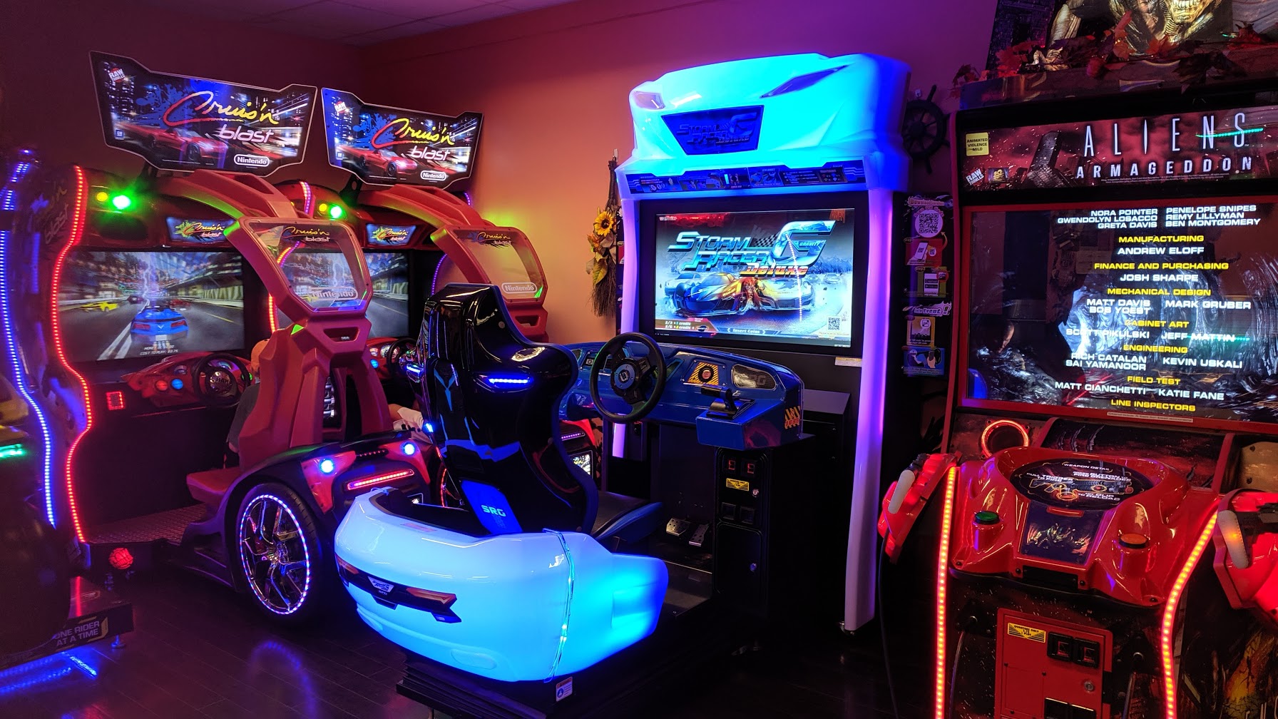 Cruis'n Blast, Storm Racer G, Aliens Armageddon - Arcade Locations -  Picture Gallery - ZIv