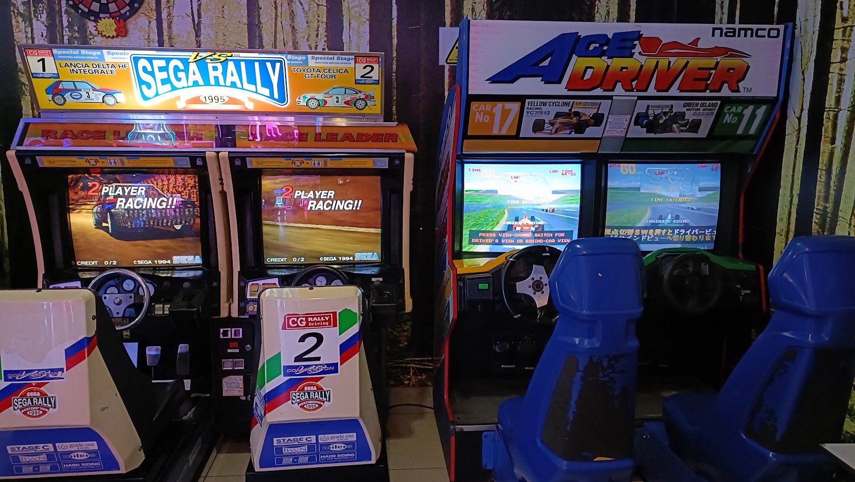 Sega Rally and Ace Driver