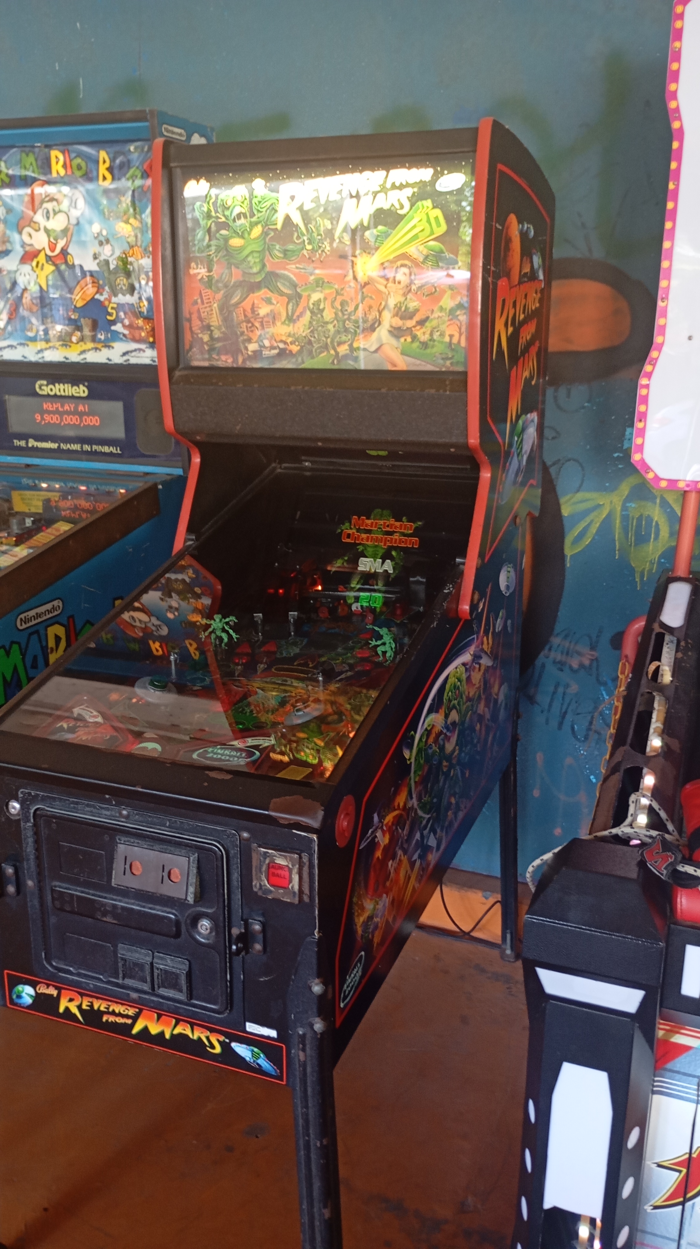 Revenge From Mars in 3D Pinball (Las Maquinitas, Atlantida)