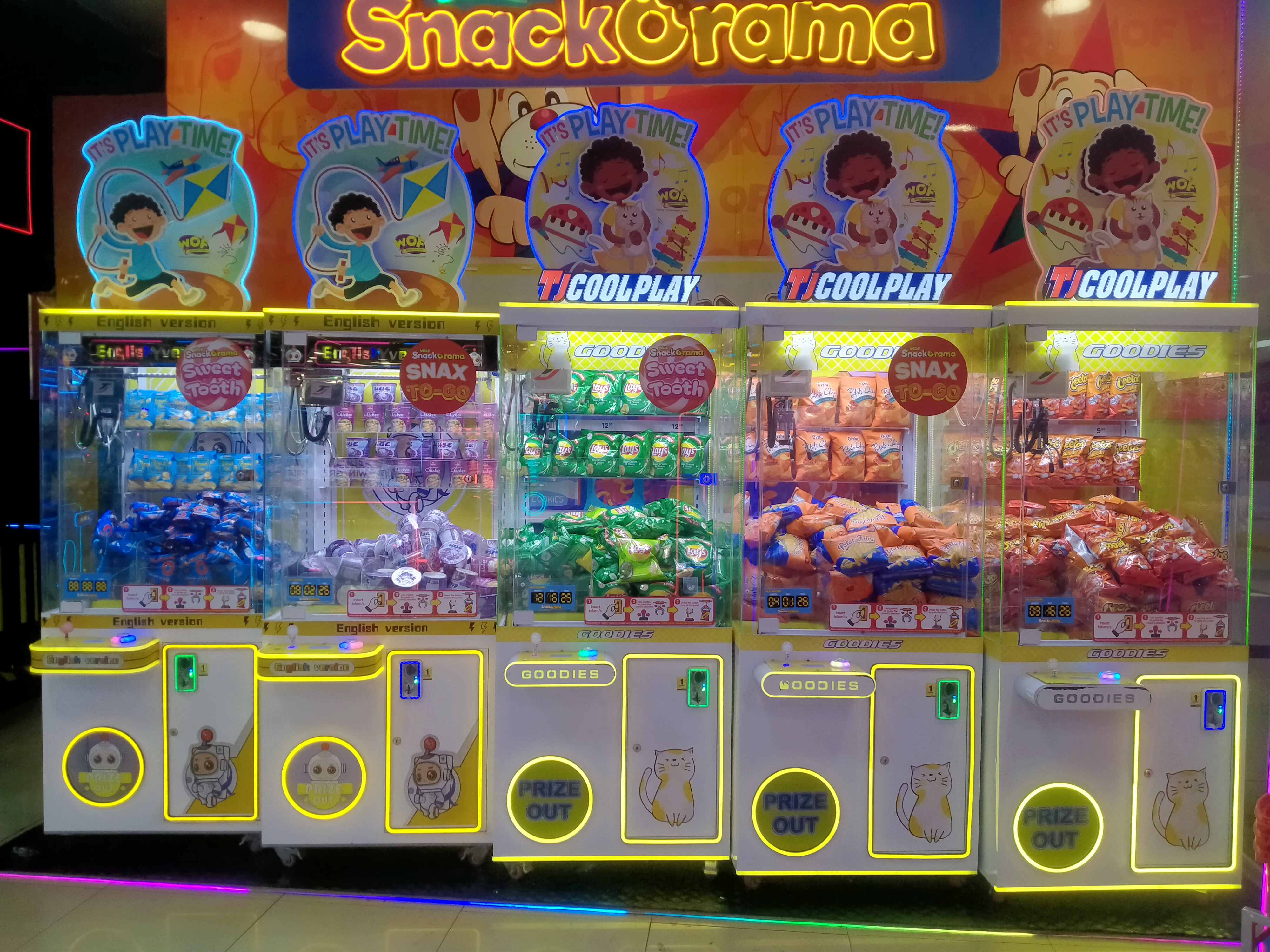 Snackorama (Snack Crane/Redemption Games) (February 2026)