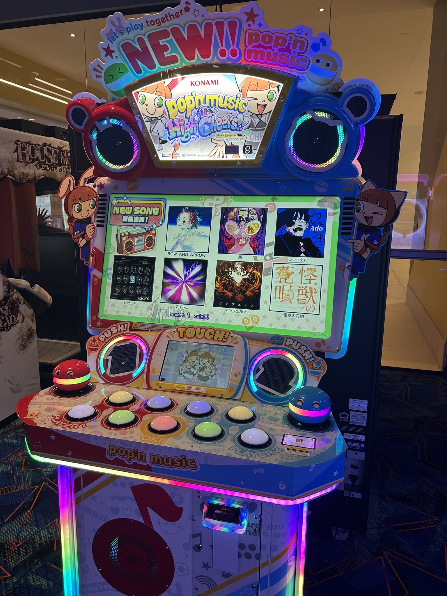 Pop'n Music High Cheers Cabinet