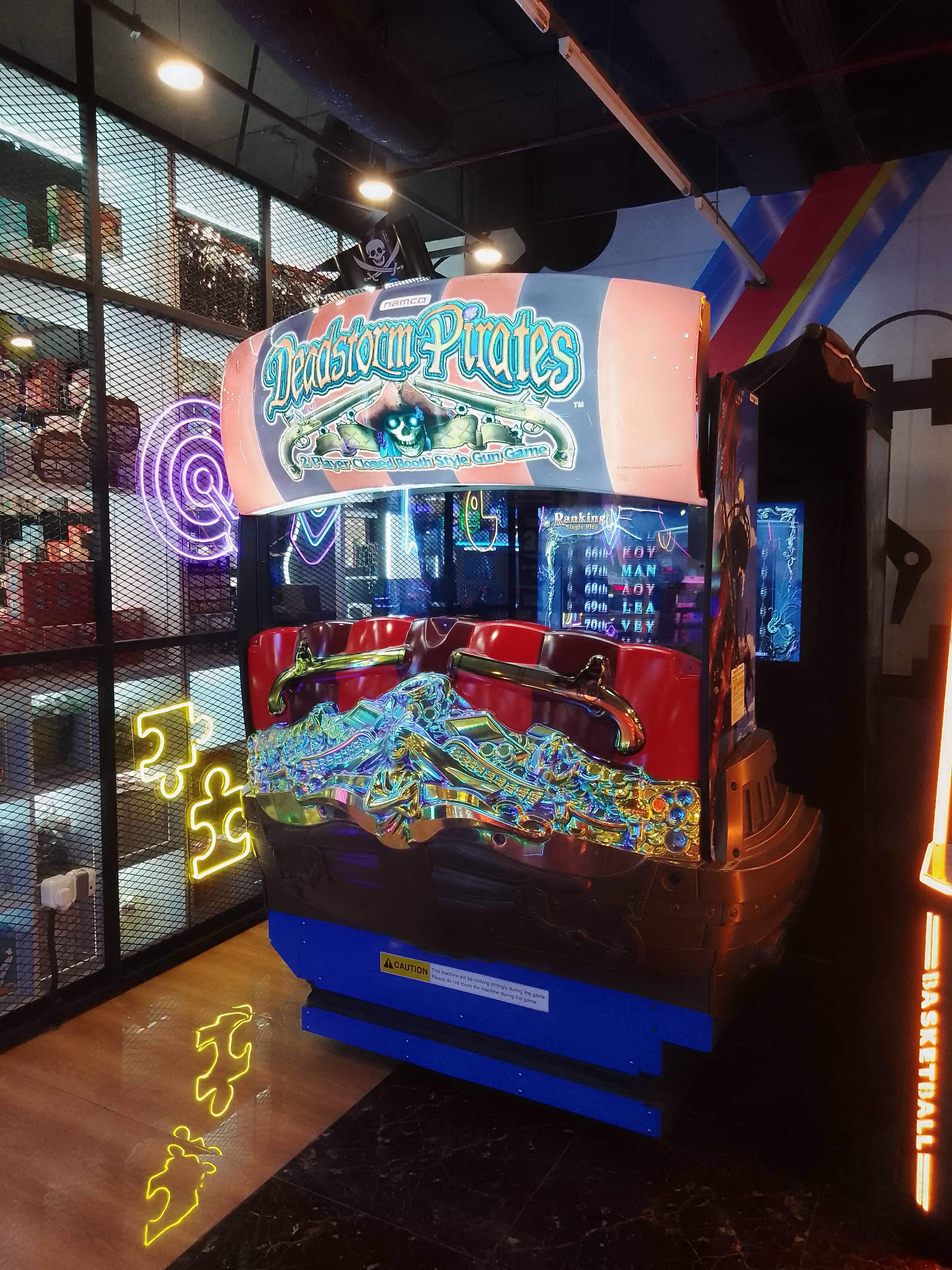 Deadstorm Pirates cabinets return fully works at Fun World Botani Square