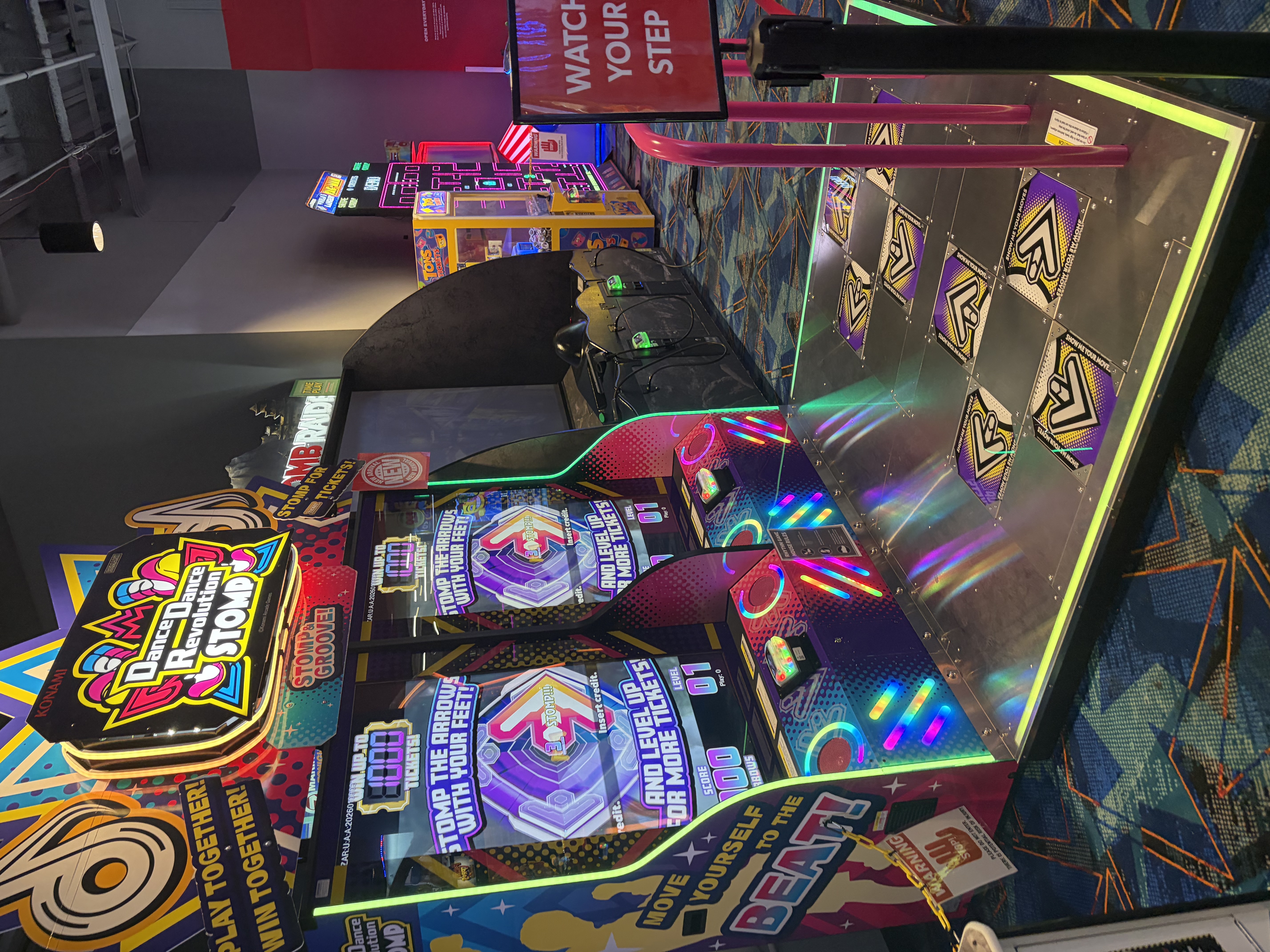 DDR Stomp in redemption area