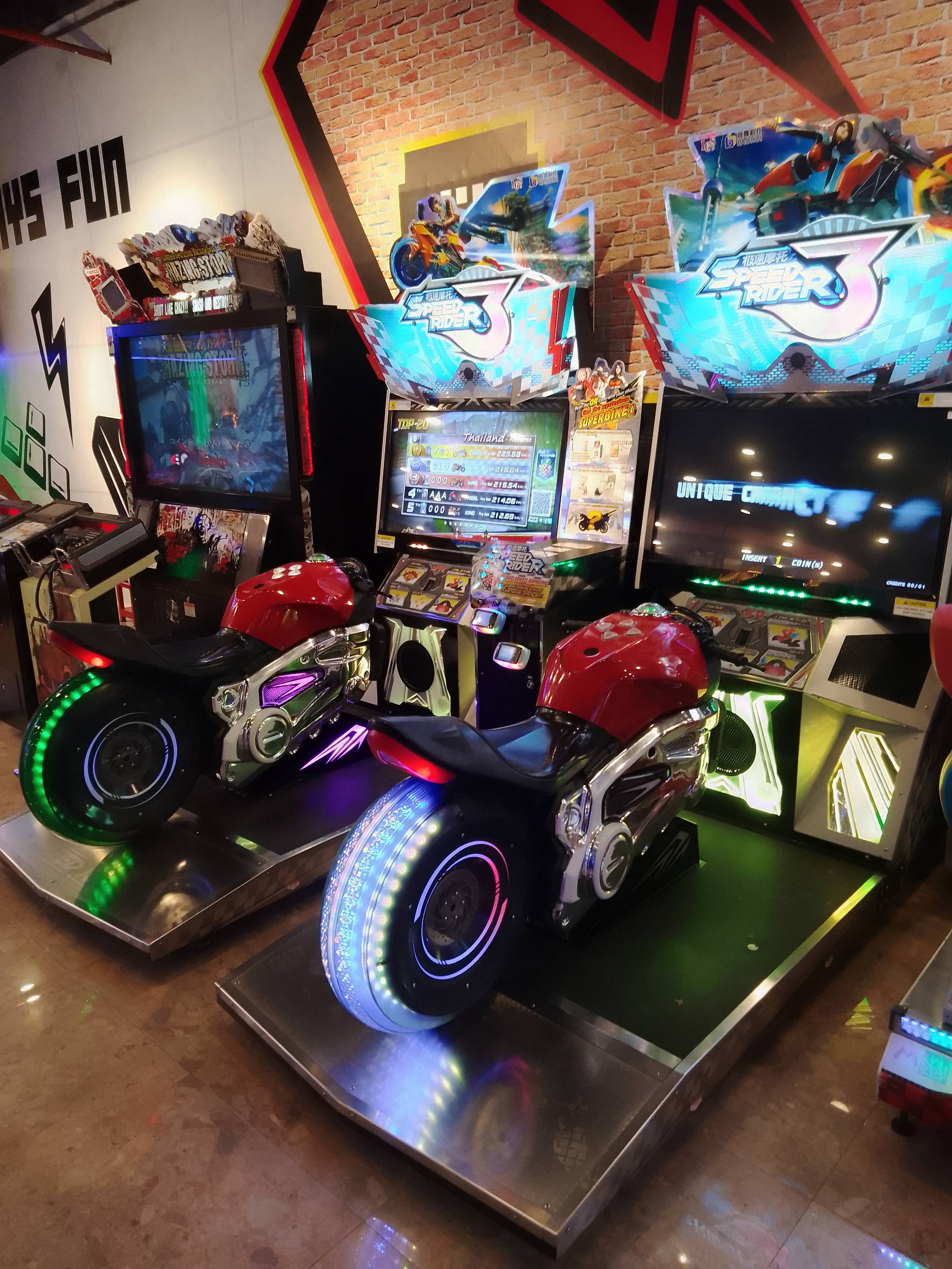 Razing Storm (Left) and Speed Rider 3 (Right) at Fun World Botani Square