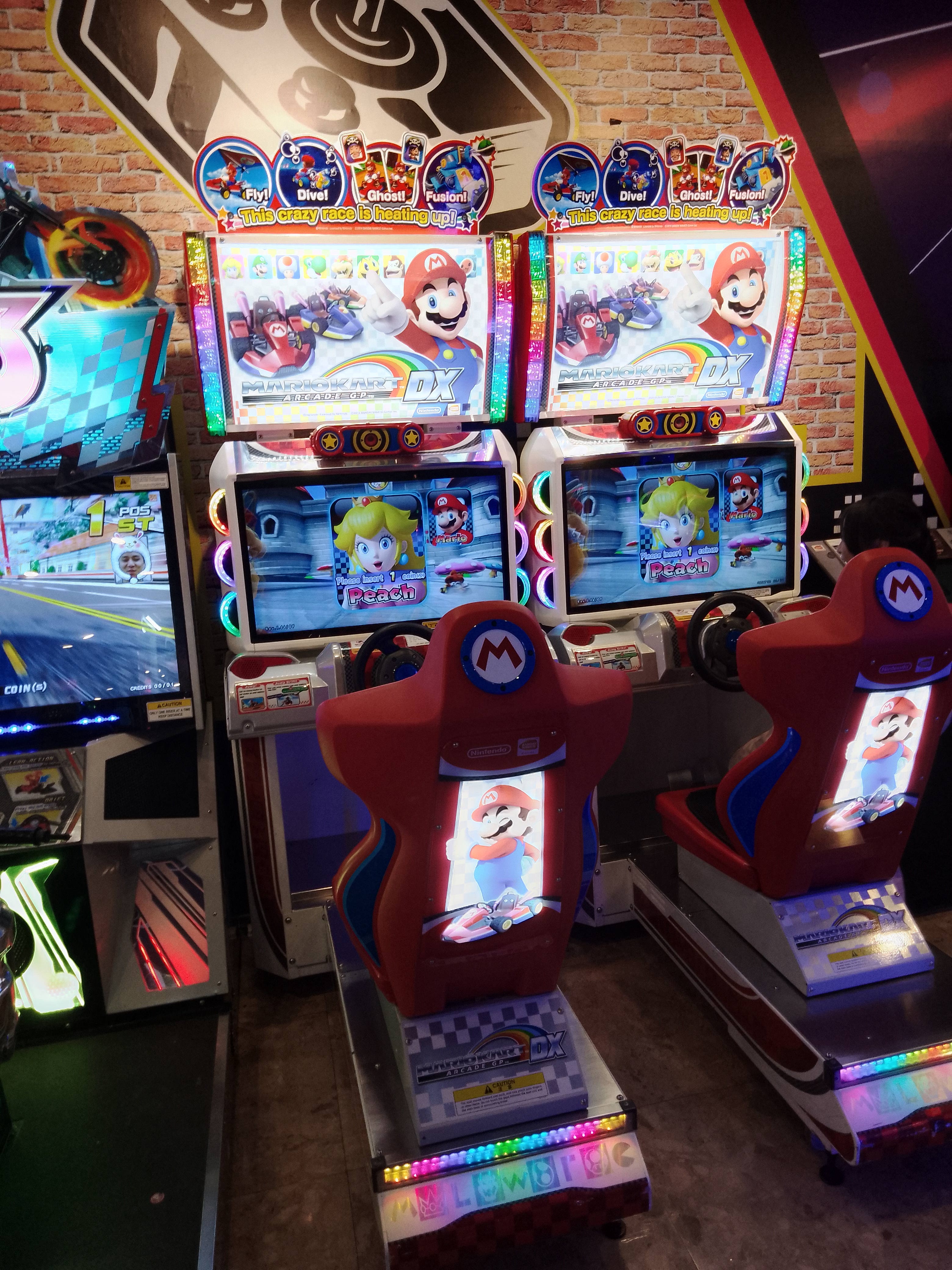 Mario Kart Arcade GP DX Twin cab at Fun World Botani Square