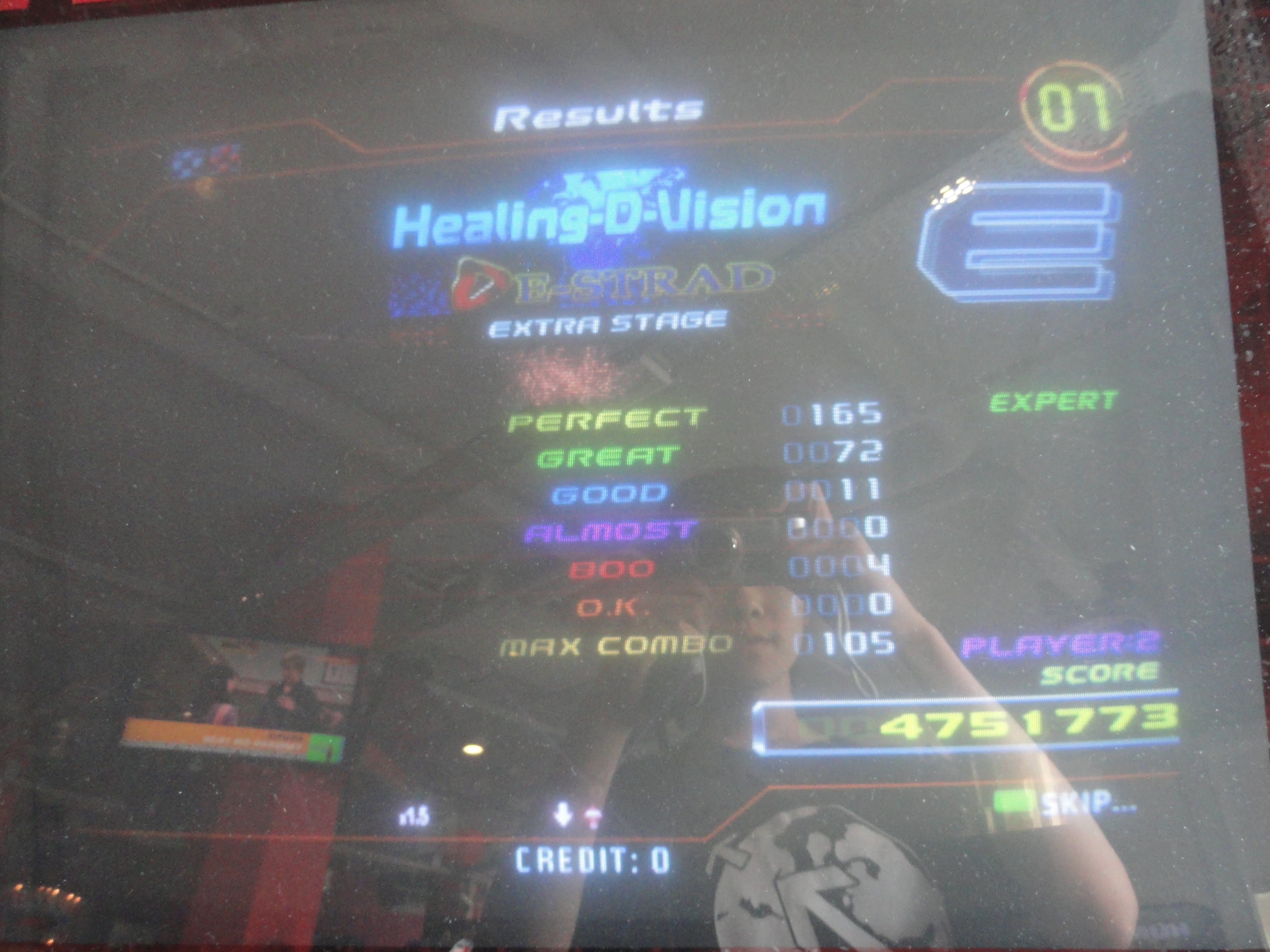 Healing-D-Vision // Expert Failed, EXTRA STAGE // DS SN
