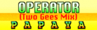 OPERATOR banner