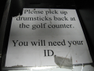 BYO drum sticks
