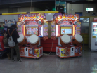 2 of the other 5 Taiko no Tatsujin machines at Odaiba Leisure Land