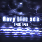Navy blue sea