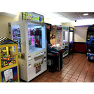 Left side of arcade area (Claw machines at the very end have been replaced with a Battle Gear 2 machine)