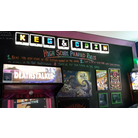 KEG N COIN lite bright wall and pinball