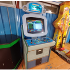 CRT Multigame "universal globetrotter" cabinet (there's another but it was turned off)