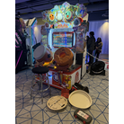 Left Taiko no Tatsujin under maintenance, P2 drum attempting to be fixed