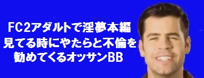 FC2アダルトで淫夢本編を見てる時にやたらと不倫を勧めてくるオッサンBB