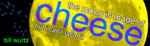 the moon is made of cheese (but i can't taste it)