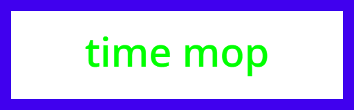 time mop