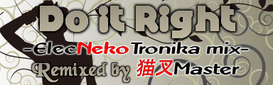 Do It Right -ElecNekoTronika mix-