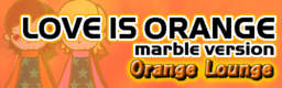 LOVE IS ORANGE marble version