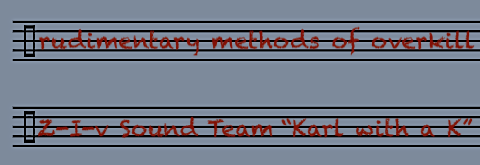 rudimentary methods of overkill