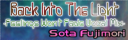 Back Into The Light -Feelings Won't Fade Vocal Remix-