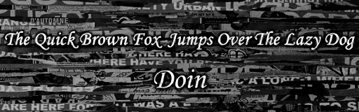 The Quick Brown Fox Jumps Over the Lazy Dog