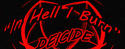 In Hell I Burn