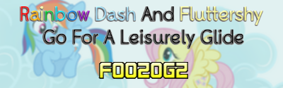 Rainbow Dash And Fluttershy Go For A Leisurely Glide