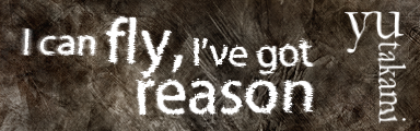 I can fly, I've got reason
