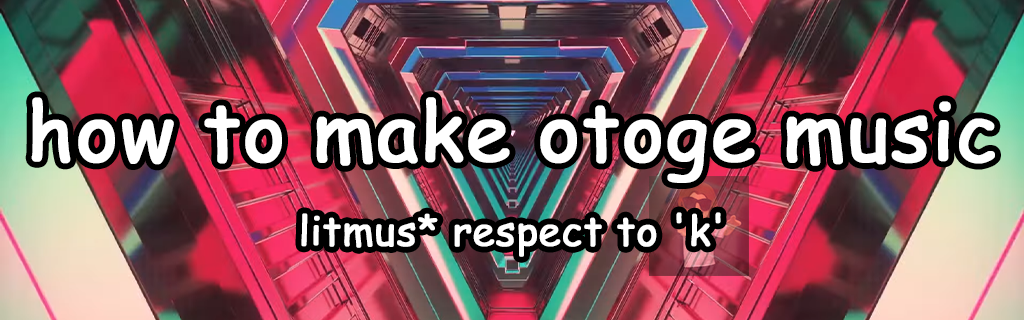 how to make otoge music