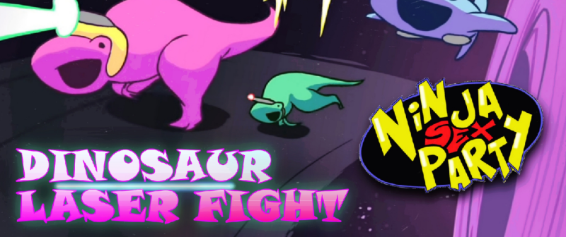 Dinosaur Laser Fight