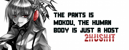 [You Won't See This in DDR III] - The pants is mokou, the human body is just a host