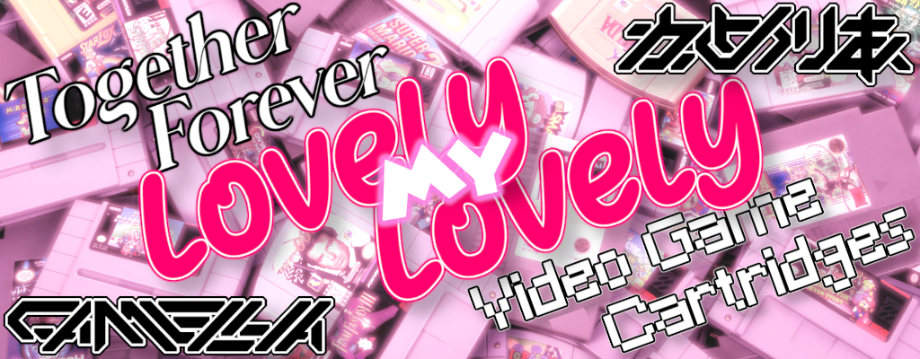 Together forever, my lovely lovely video game cartridges