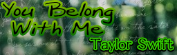 You Belong With Me