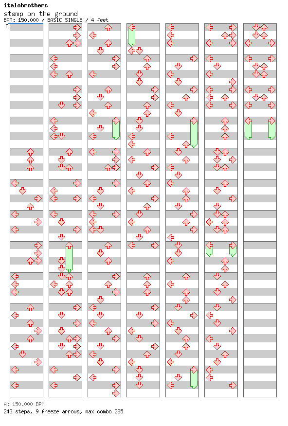 stamp on the ground / 4 / BASIC