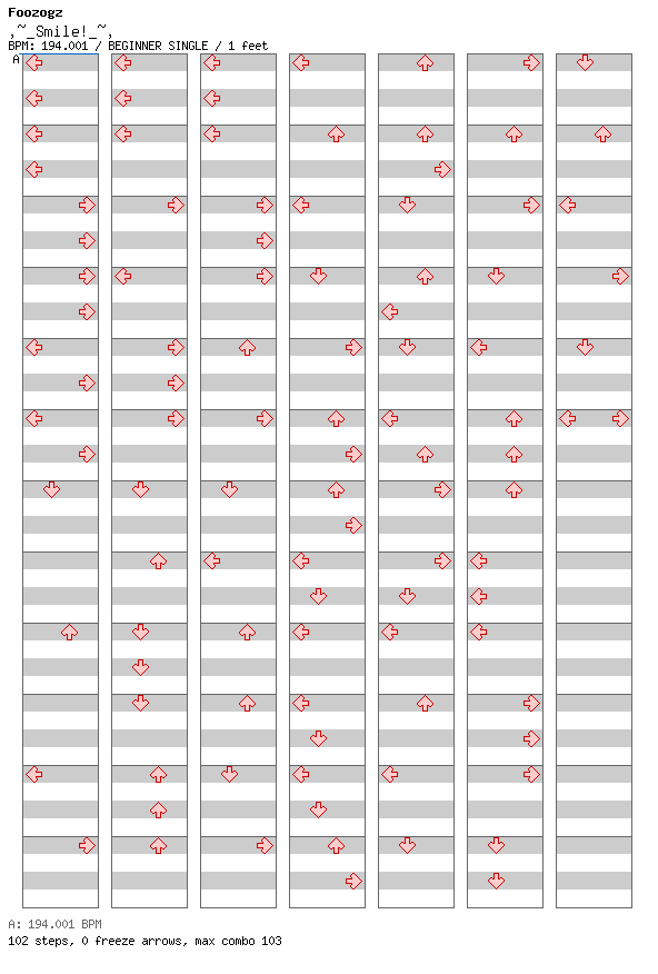 ,-*Smile!*-, / 4 / BEGINNER