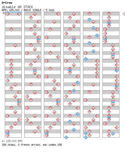 [pop'n music] - disable dA STACK / 4 / BASIC