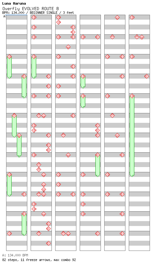 Overfly EVOLVED ROUTE B / 4 / BEGINNER