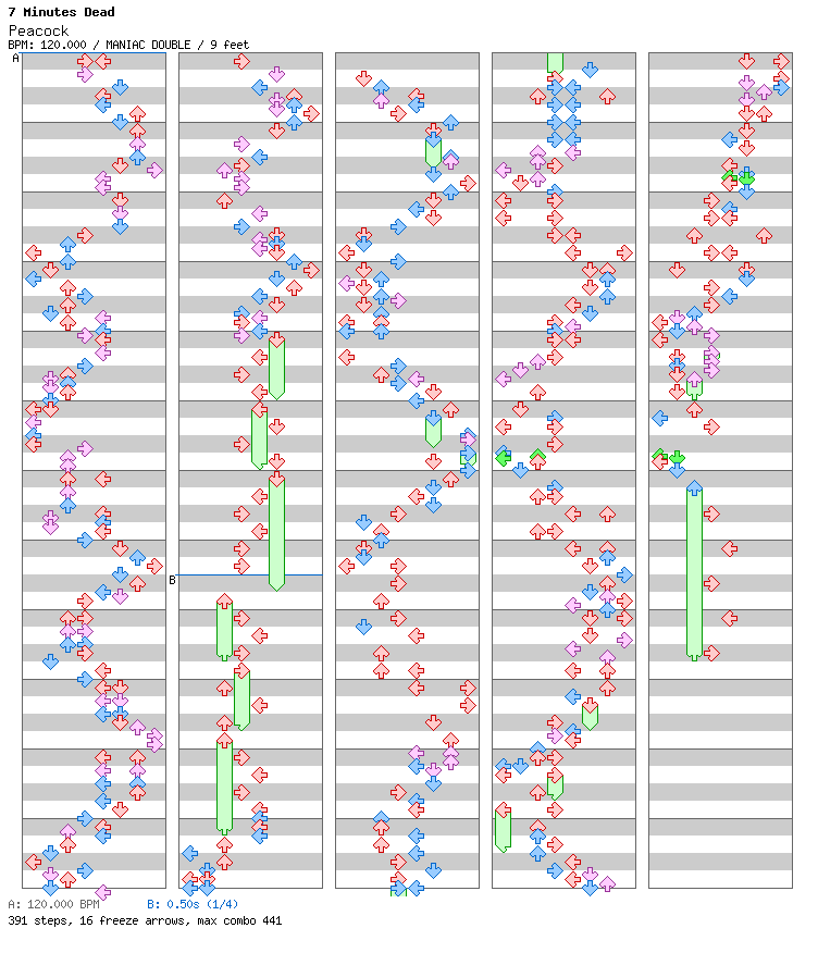 [Round 1 Singles] - Peacock / 8 / MANIAC