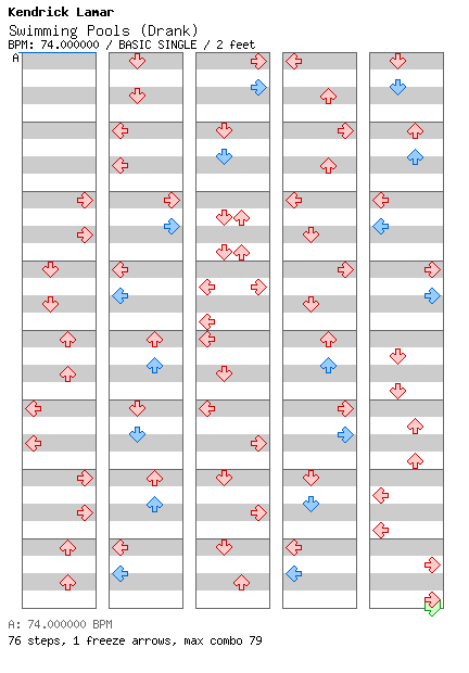 [Round 1 Singles] - Swimming Pools (Drank) / 4 / BASIC