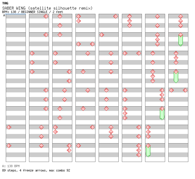 SABER WING (satellite silhouette remix) / 4 / BEGINNER