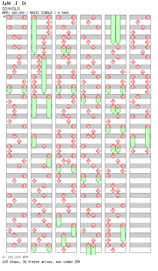 [Qualifier Singles] - DIAVOLO / 4 / BASIC