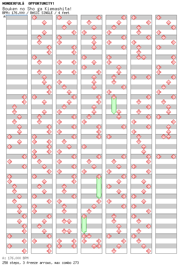[Round 1 Singles] - Bouken no Sho ga Kiemashita / 4 / BASIC