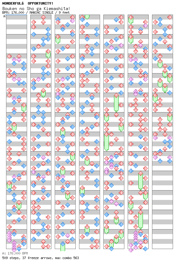 [Round 1 Singles] - Bouken no Sho ga Kiemashita / 4 / MANIAC