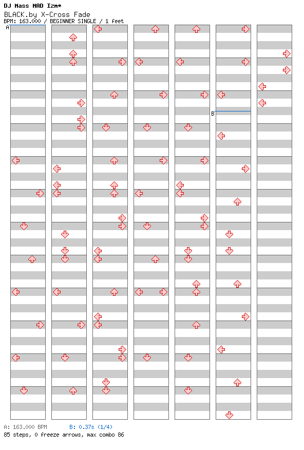 [Round 2 Singles] - BLACK.by X-Cross Fade / 4 / BEGINNER