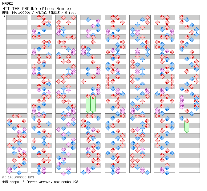 [Falling Apart] - HIT THE GROUND (Alexa Remix) / 4 / MANIAC