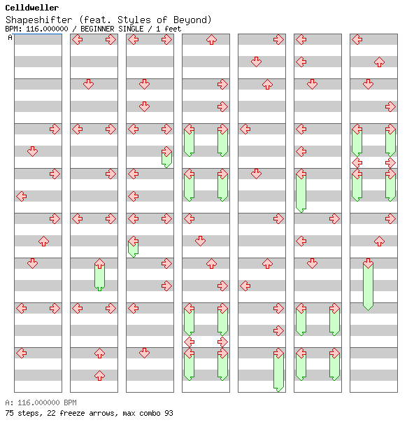 [Not Rhythm Games] - Shapeshifter (feat. Styles of Beyond) / 4 / BEGINNER