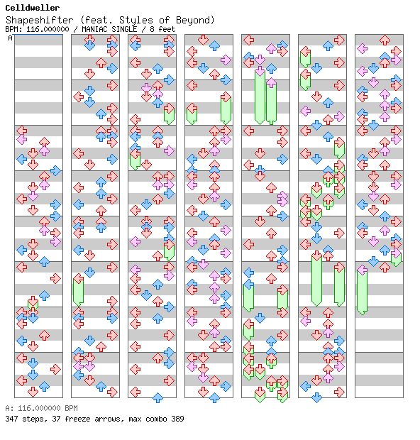 [Not Rhythm Games] - Shapeshifter (feat. Styles of Beyond) / 4 / MANIAC